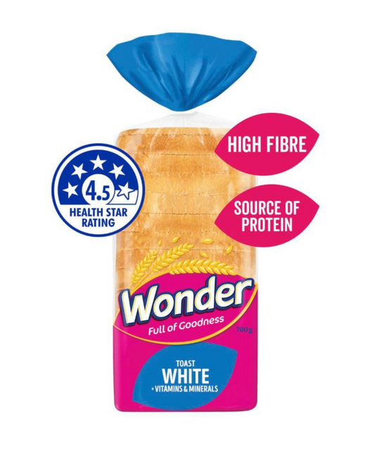 Wonder White Bread + Vitamins & Minerals 700g