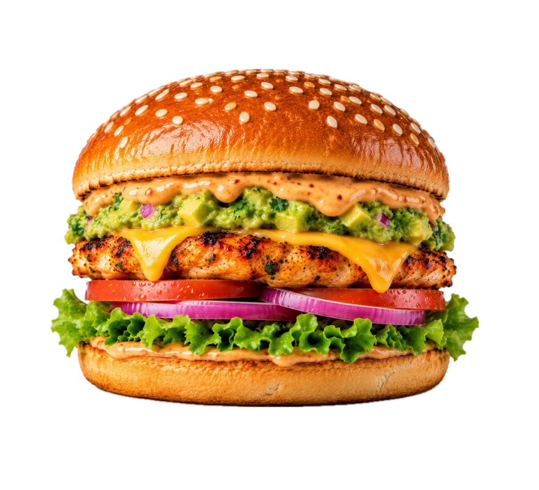 Chicken Burger w Fries
