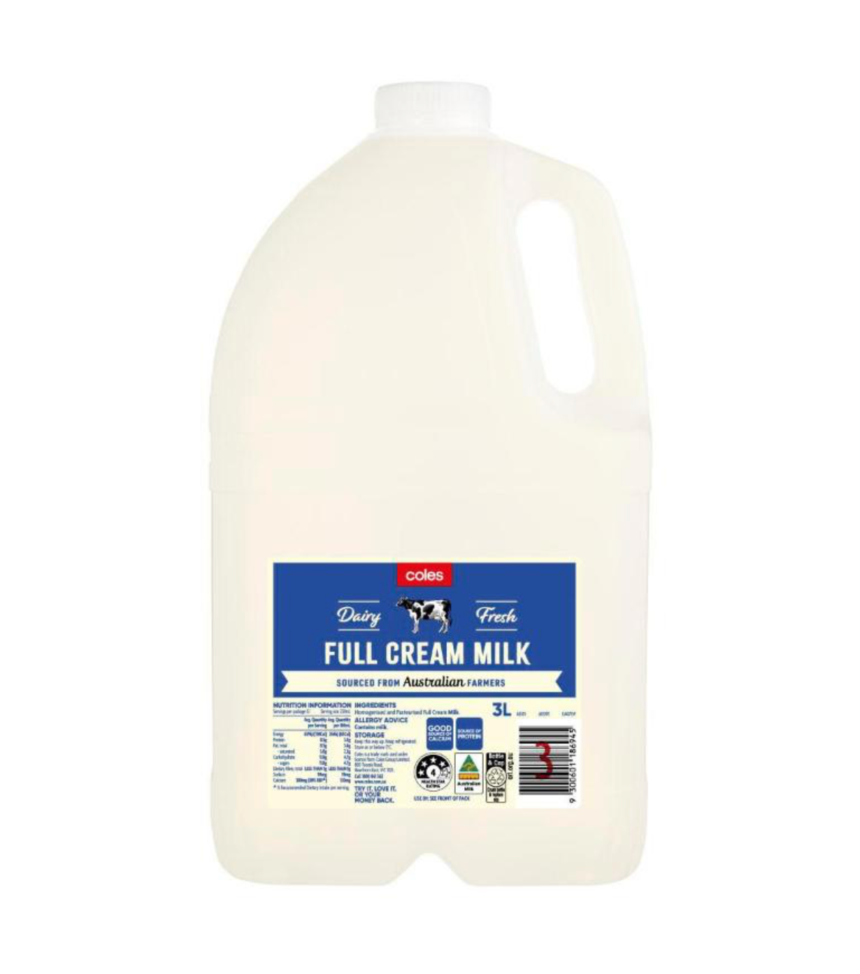 Coles Full Cream Milk