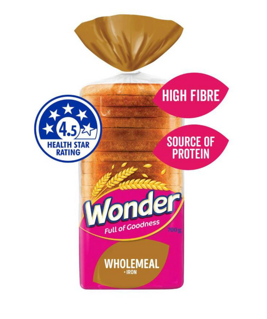 Wonder White Bread + Vitamins & Minerals  700g